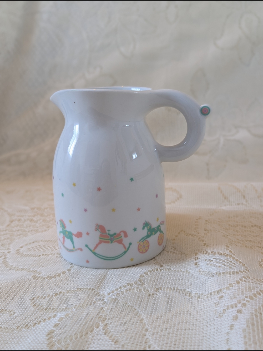 Tuscany Lynn Hollyn Japan Creamer – Vintage Carousel Horse Design